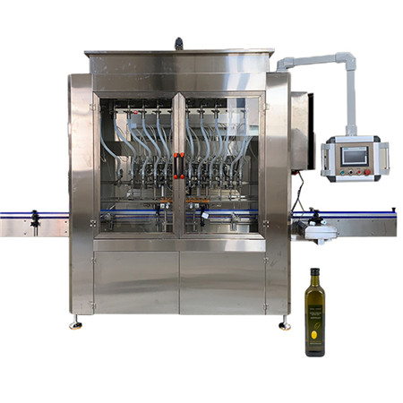 Máy móc đồ uống thực phẩm tự động 4 đầu Máy chiết rót và đóng nắp chai dầu ăn có băng tải (YT4T-4G1000 và CDX-1) 
